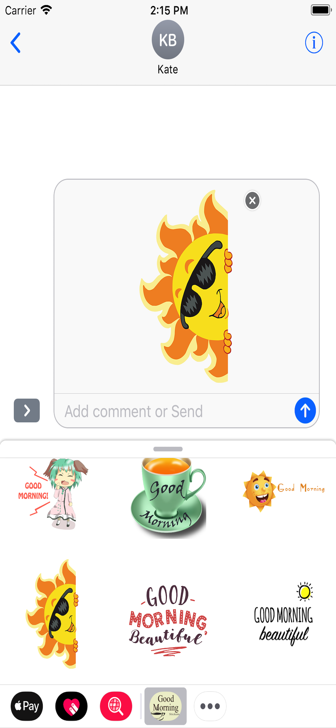 Good Morning Stickers 2025 screenshot 2