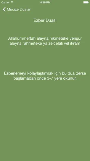 Mucize Dualar iPhone Ekran Görüntüsü 3