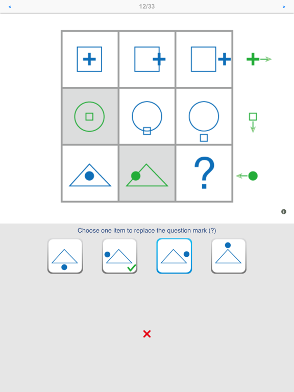 IQ Test Pro - Answers Provided iPad screenshot