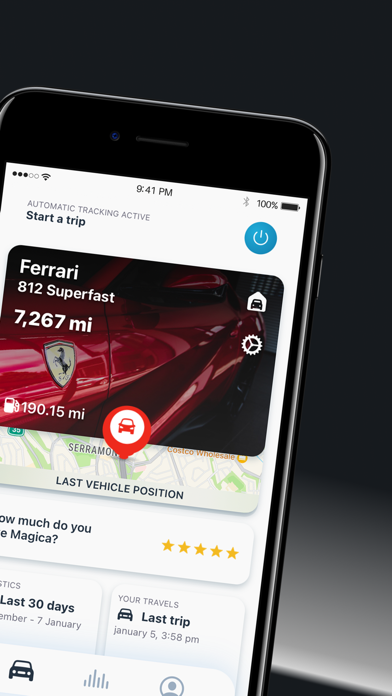Mileage Tracker - Magica Screenshot