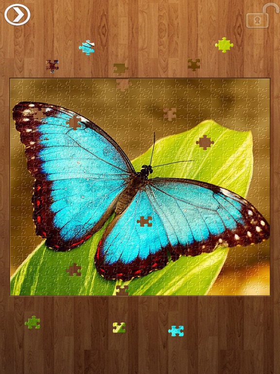 Screenshot #4 pour Butterfly Jigsaw Puzzle Game