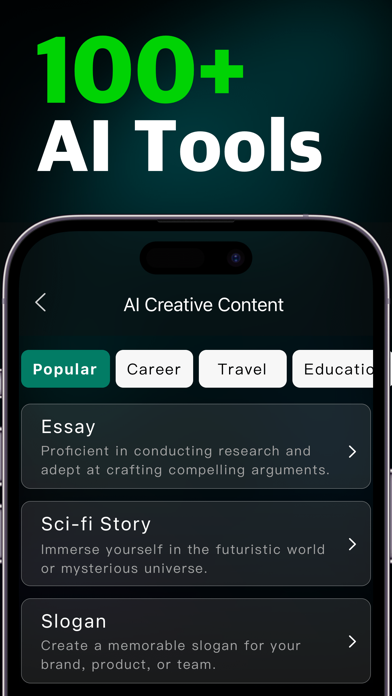 Zane - AI ChatBot iPhone screenshot 4 - Utilities app