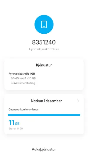 Síminn screenshot 2