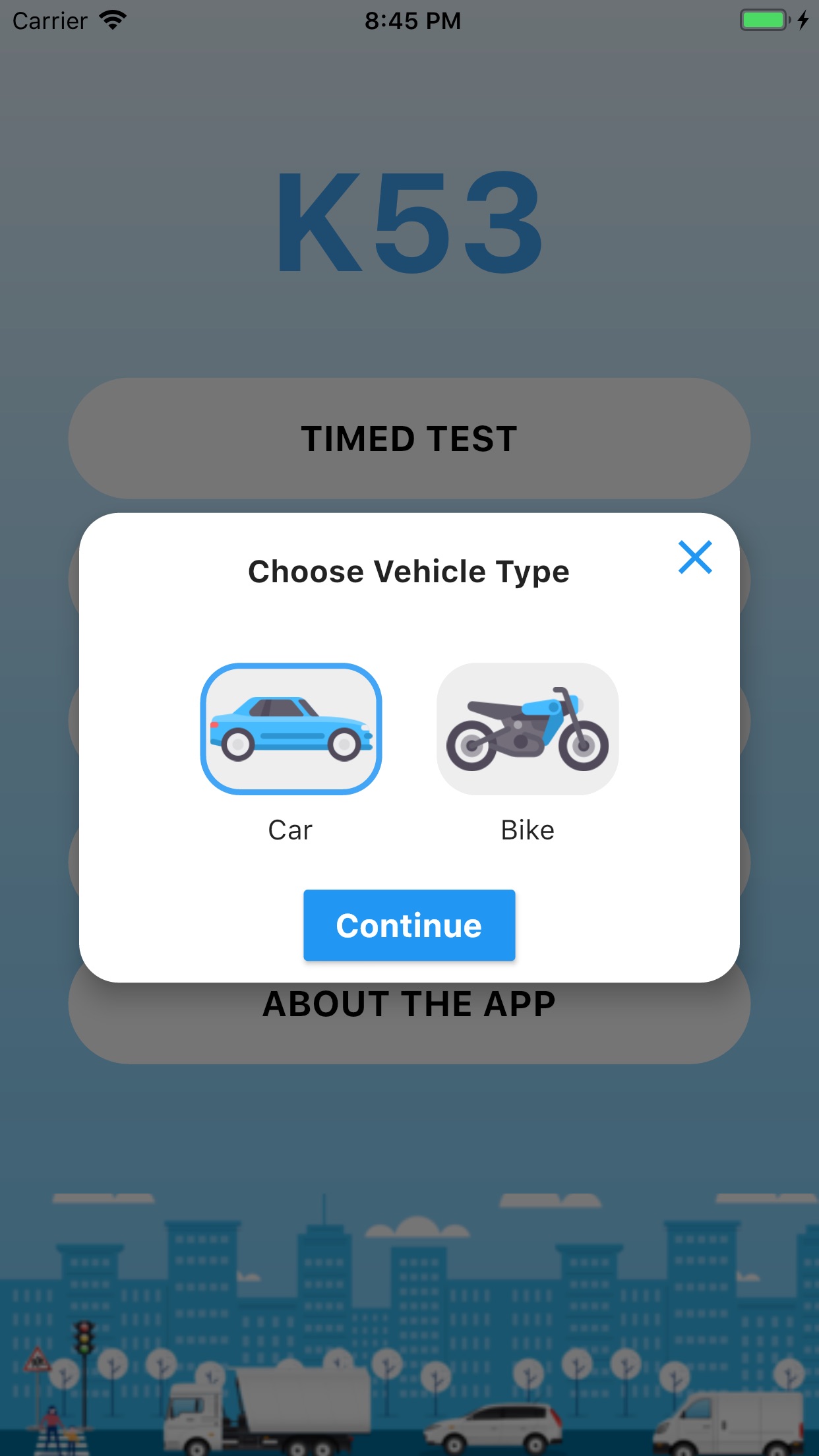 Screenshot 2 of The K53 Learner's Test App