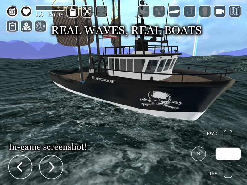 uCaptain Fishing Boat Game screenshot 12