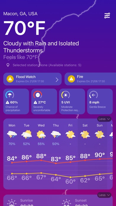 Weather Widgets for iPhoneスクリーンショット