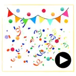Confetti celebrations stickers App Support