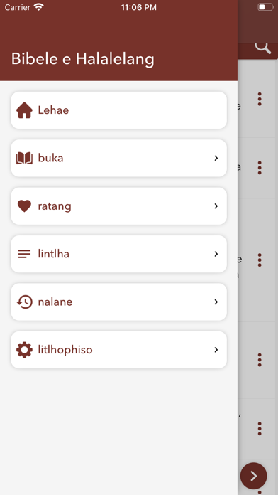 Sesotho Bible Offline Screenshot