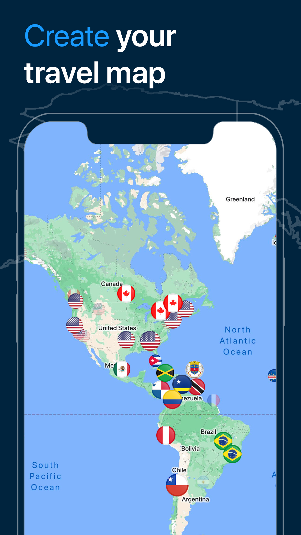 Pin Traveler: World Travel Map