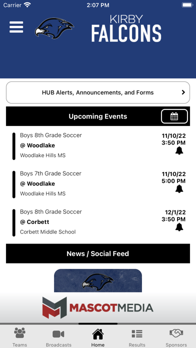 Judson ISD Athletics Screenshot