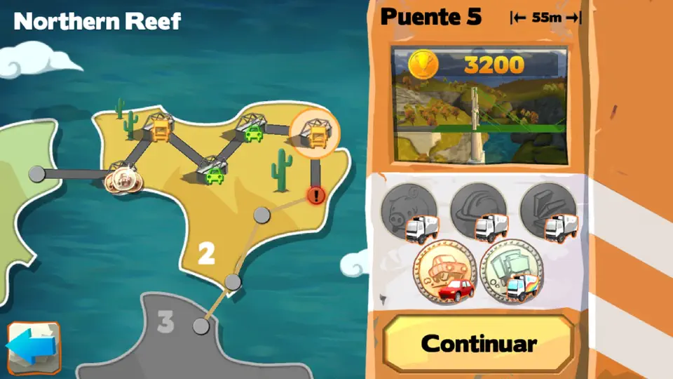 Captura de pantalla de Bridge Constructor Playground! en iPhone 3