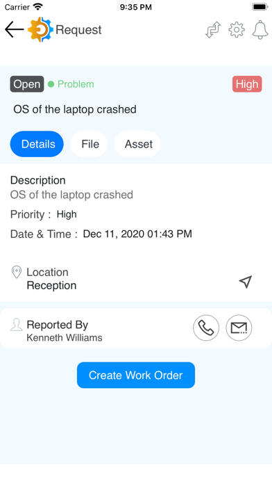 Dreamz CMMS Screenshot