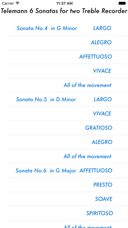Telemann 6 Sonatas (4-6) screenshot-0