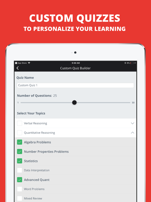 Manhattan Prep | GRE Practice iPad screenshot 5 - Education app