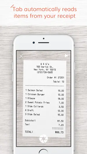 Tab - The simple bill splitter screenshot 1