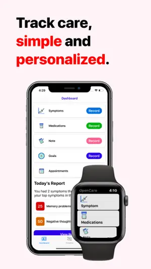 Symptom Tracker | OpenCare screenshot 1