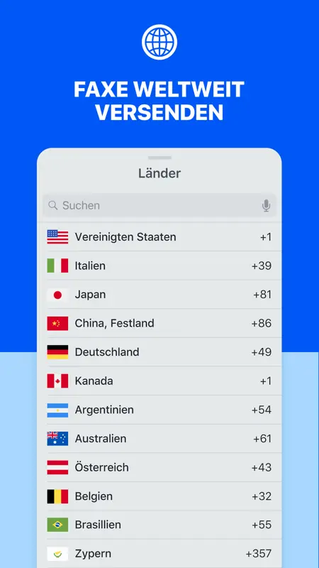 Fax It: Faxen Senden App screenshot 3 of 5