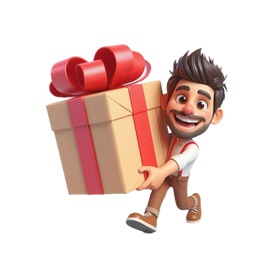 Man Present Stickers