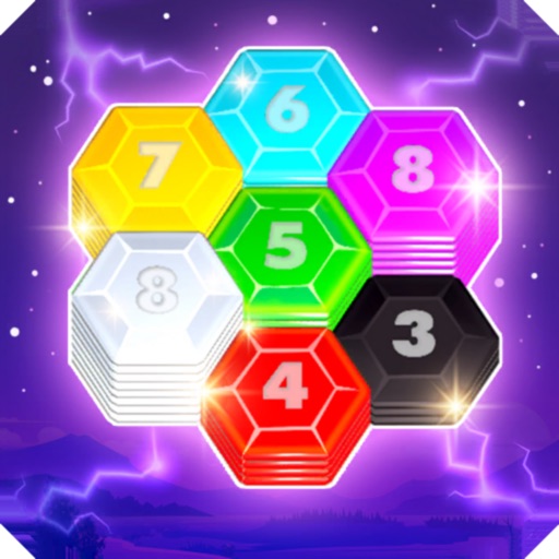 Jewel Hexa Stack: Diamond Sort