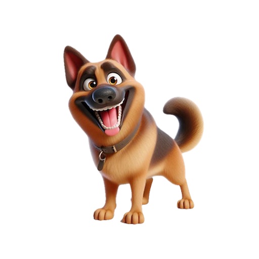 Happy German Shepherd Stickers icon