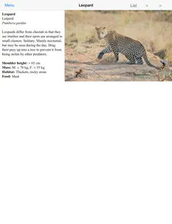Animals of Kruger iPad image 1