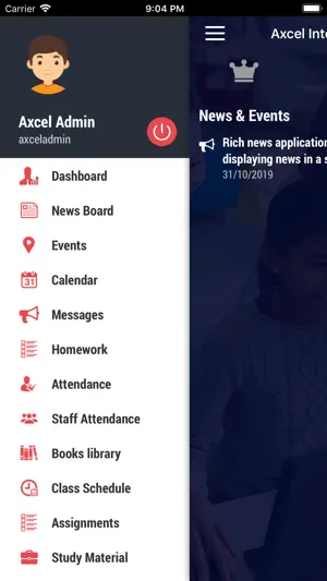 Axcel SMS screenshot 1