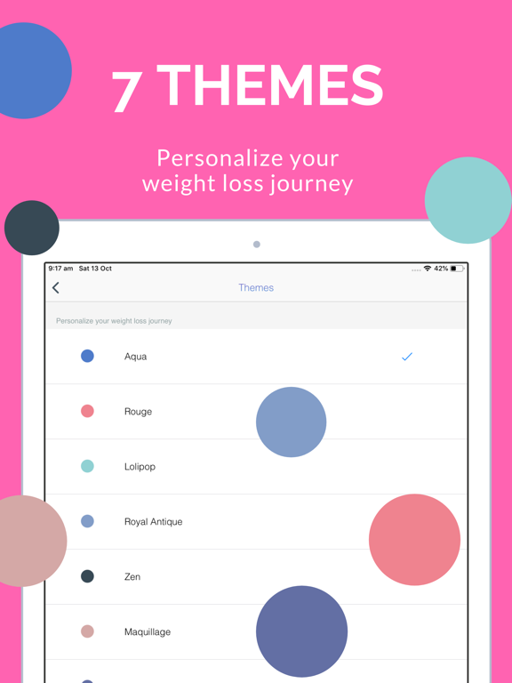 Weight Loss Simple Tracker App iPad screenshot 6 - Health & Fitness app