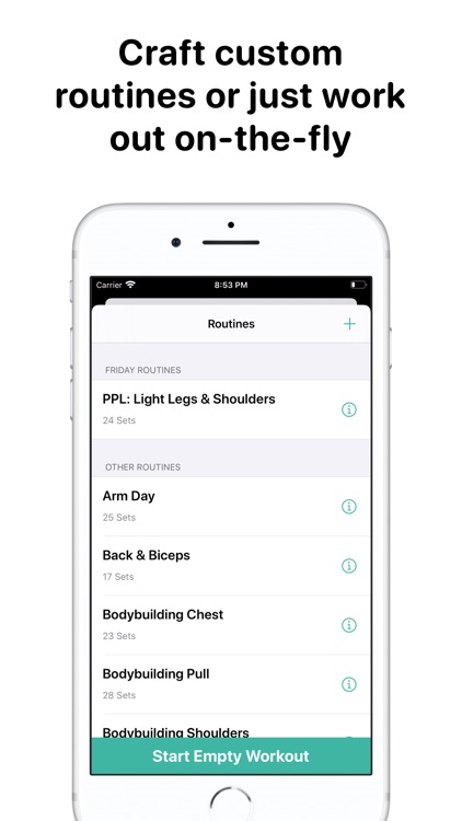 Lifty workout tracker screenshot-3