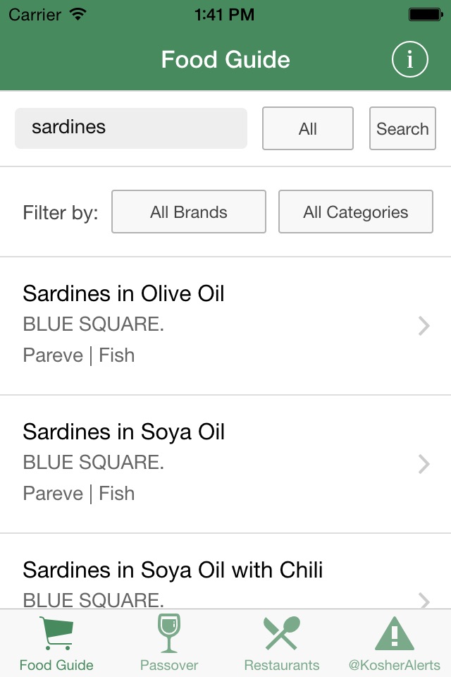OK Kosher Food Guide screenshot 3