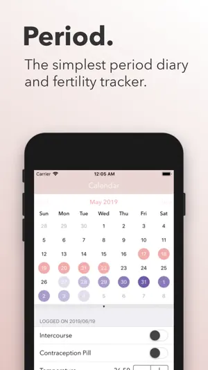 Period Diary: Privacy First screenshot 1