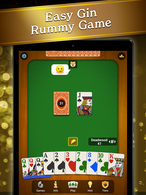 Screenshot #4 pour Gin Rummy Classic•