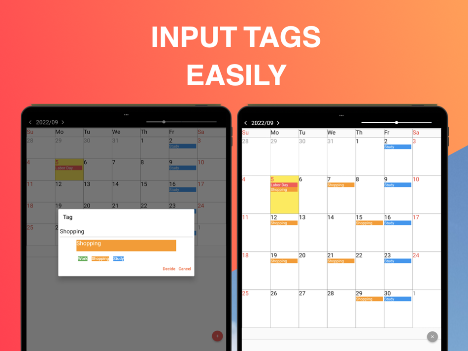 #3. Simple calendar app - Calry (iOS) 由: Foodmenu.world Inc.