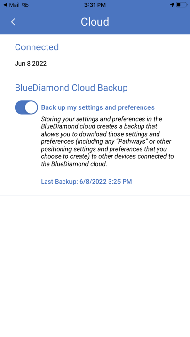 BlueDiamond™ Mobile Screenshot