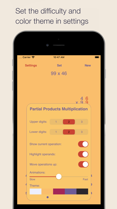 Screenshot #2 pour Partial Product Multiplication