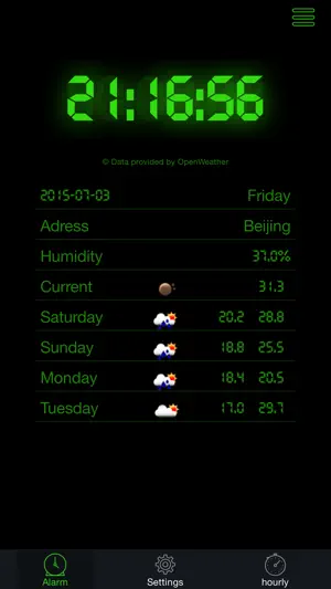 MyClock－Weather and Alarm screenshot 1