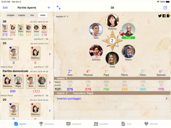 Screenshot #4 pour iPunti Burraco