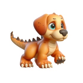 Dino Puppy Stickers