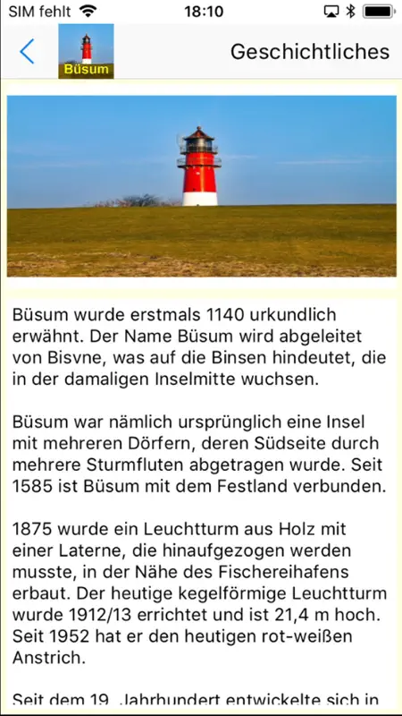 Büsum Urlaubs App screenshot 2 of 10