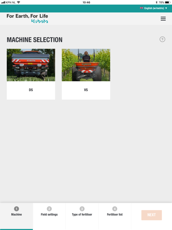 Screenshot #4 pour Kubota Spreading Charts