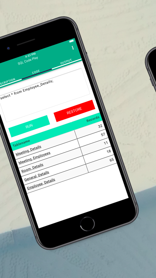 #3. SQL Code Play (iOS) De: Merbin Joe