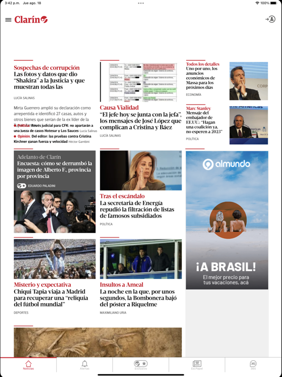 Screenshot #4 pour Clarín.com