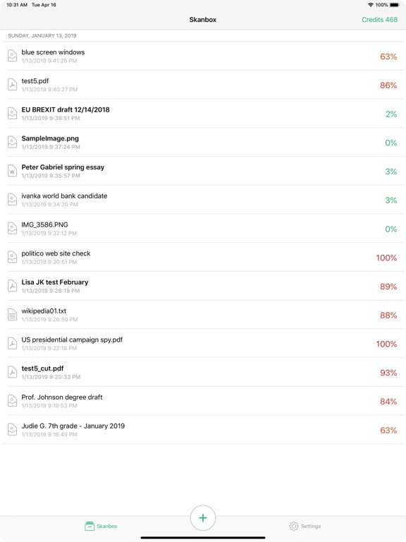 Screenshot #5 pour Skandy Vérificateur de plagiat
