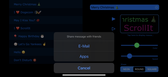 Scrollit 2X - Visual messenger Screenshot