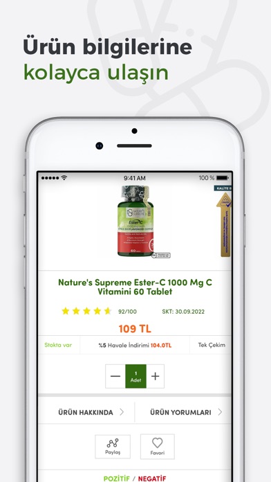 Vitaminler iPhone screenshot 9 - Shopping app