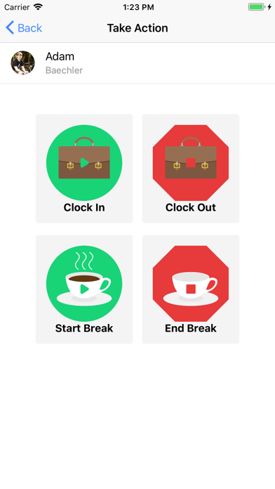 PayrollHero Team Clock Screenshot