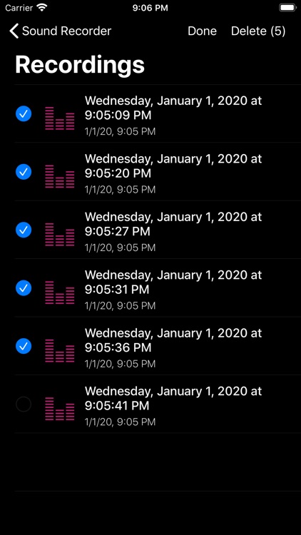 Sound recording recorder