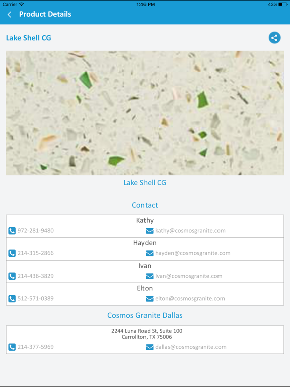 Cosmos Surfaces iPad screenshot 4 - Business app