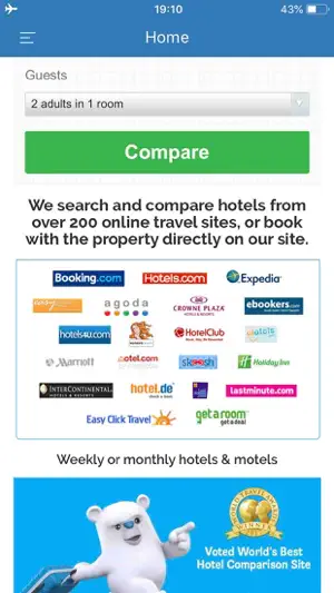 Weekly Hotel Deals - Hot Deals screenshot 1