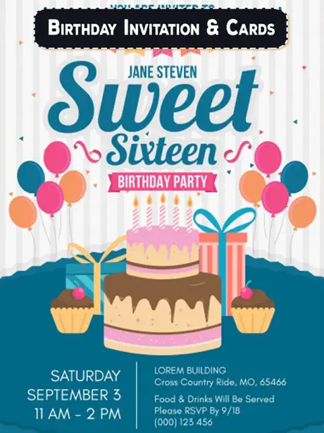 Birthday Invitation & E-Cards