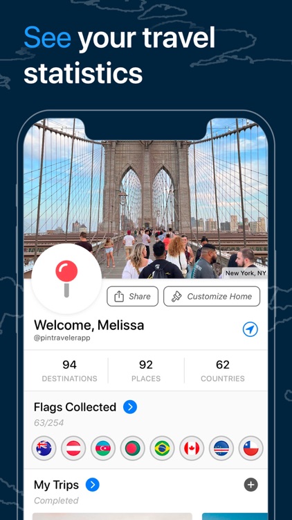 Pin Traveler: Travel Tracker screenshot-7
